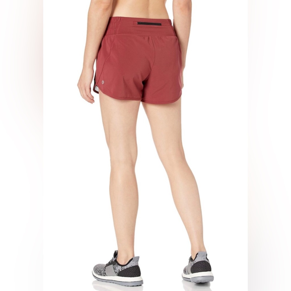 Core IO Standard-Fit Ruched Waistband Woven Running Shorts - Picture 2 of 6